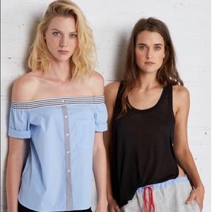 Bailey 44 Off Shoulder Striped Top